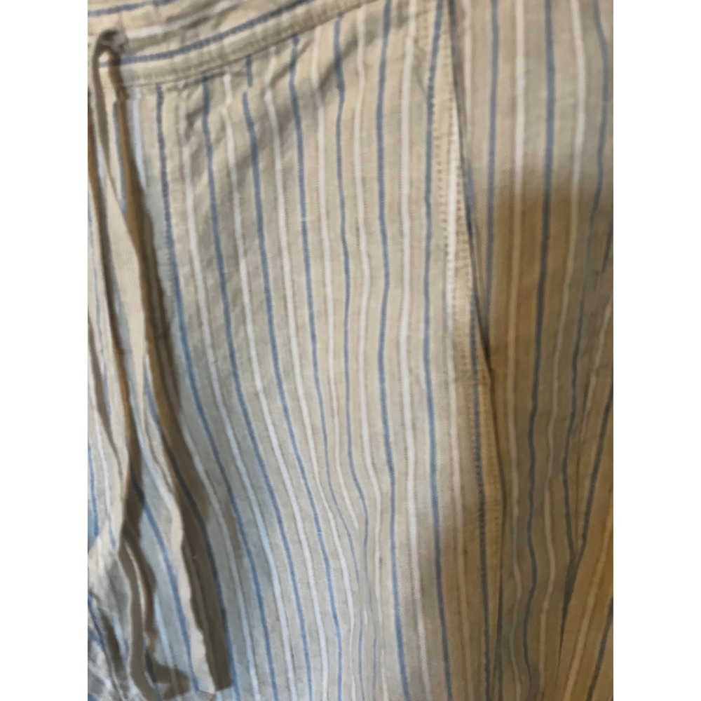 J. Jill‎ linen striped pull on pants size small - Picture 9 of 10